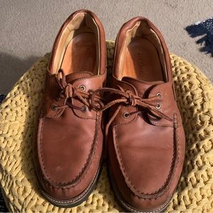 Men’s 13 M Samuel Hubbard Endeavor Saddlebag Tan Real Leather Shoes